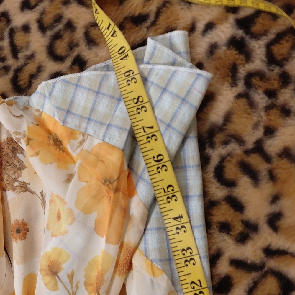 DOLLSKILL CURRENT MOOD 1X PRESSED FLOWERS MAXI SKIRT PATCHWORK FLORAL/STRIPES - Picture 8 of 8